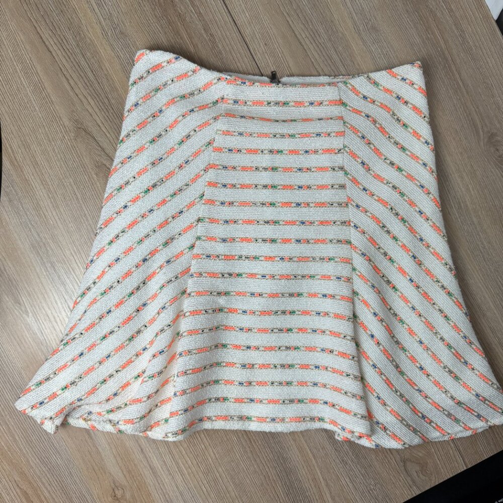 Maeve by Anthropologie Lucaya Tweed Twirl Swing Skirt | Size 4 | Made in USA